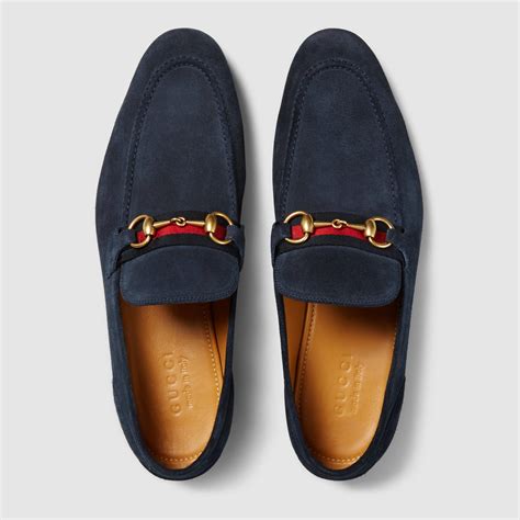 mens blue gucci loafers|blue Gucci loafers women's.